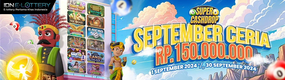 Super Cash Drop September Ceria